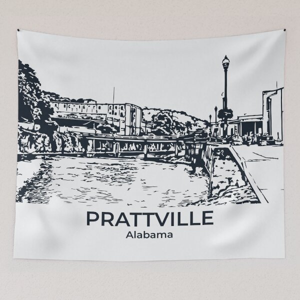 Item preview, Prattville - Alabama designed and sold by Lakeric Cityscapes.