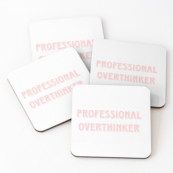 Item preview, Professional overthinker designed and sold by LoveOnTheAir.