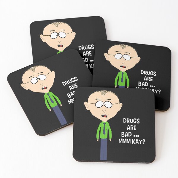 Item preview, 1746 Drugs Are Bad Mkay Mr Mackey South Park designed and sold by AmandasHastie.