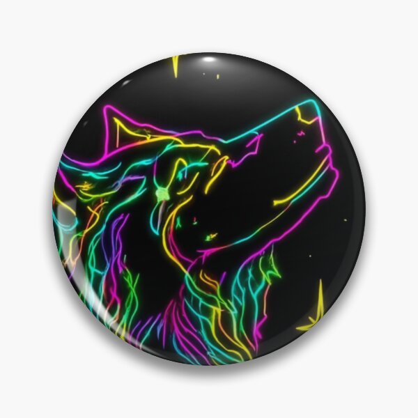 Item preview, Neon Wolf Magic designed and sold by Lisa Valle.