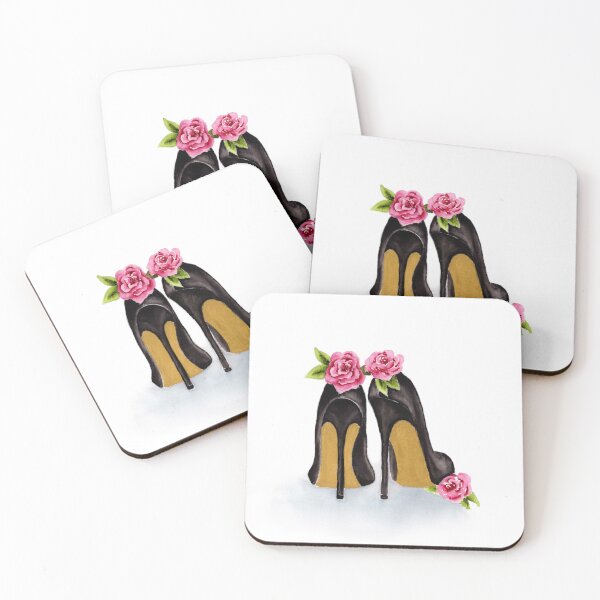 Item preview, Go For the Heels - black high heel shoes designed and sold by Watercolor by Jane.