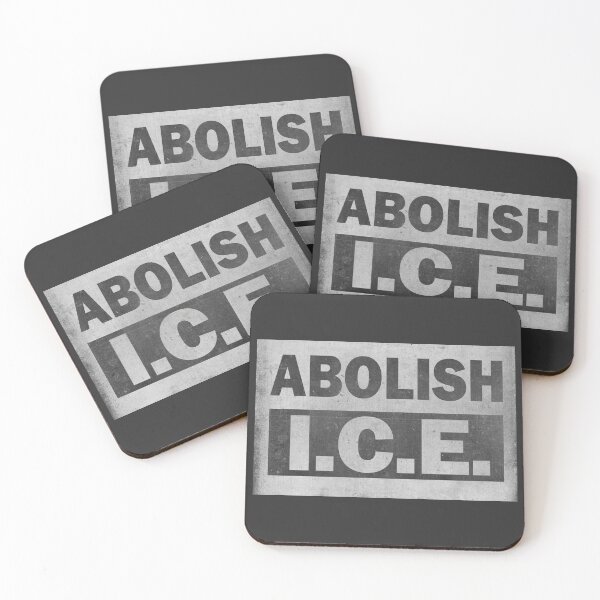 Item preview, Abolish I.C.E. protest slogan, weathered designed and sold by Ghoul Enterprises.
