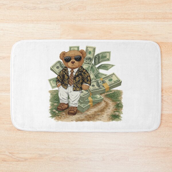 Item preview, Wealthy Teddy Bear with Cash Money designed and sold by TeeARTHY.