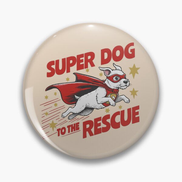 Item preview, Super Dog To The Rescue Cartoon Animal designed and sold by NosandEdgy.