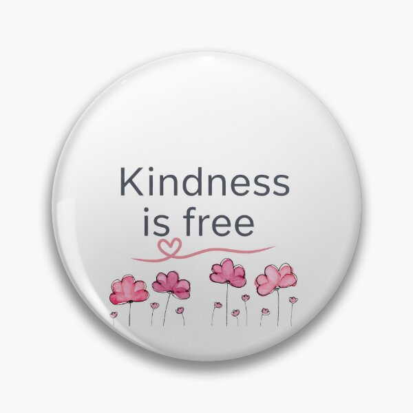 Item preview,  Kindness is Free Minimalist Floral Watercolor Design designed and sold by VibranPalette.