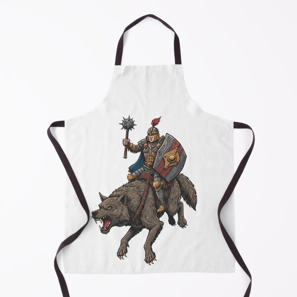 Item preview, Fantasy Knight Riding Giant Dire Wolf designed and sold by TeeARTHY.