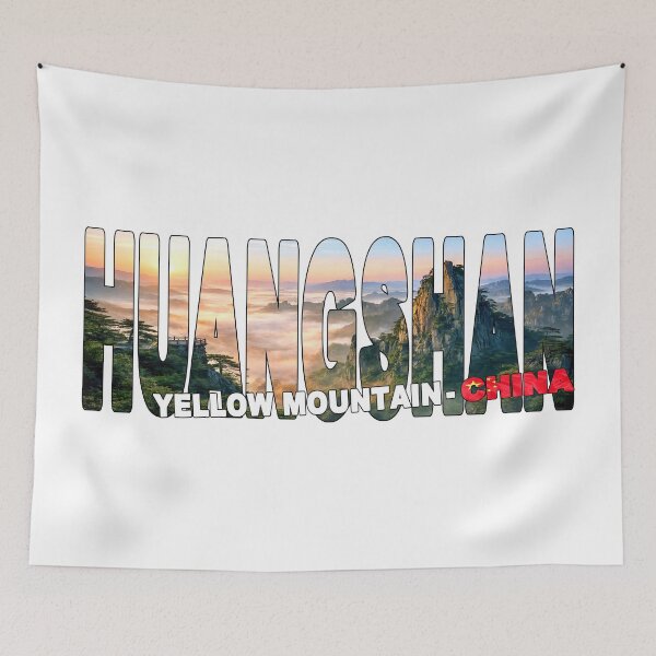 Item preview, HUANGSHAN Yellow Mountain CHINA - Sunrise Lookout over the Mountains designed and sold by Adam Gormley.
