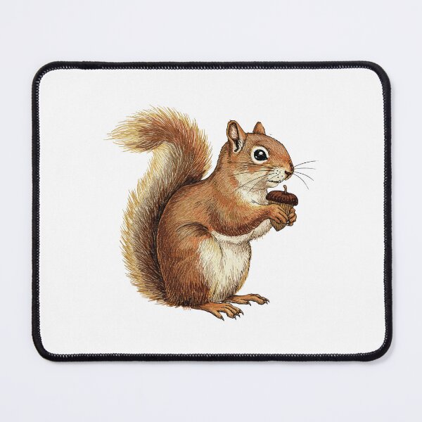 Item preview, Realistic Squirrel Holding Acorn designed and sold by TeeARTHY.