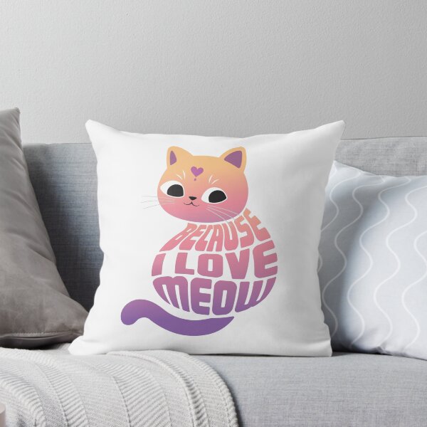 Item preview, Because I Love Meow Valentine Cat designed and sold by Cat Quotes.