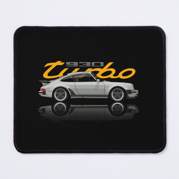 Item preview, 930 turbo retro Silver with reflection Illustration designed and sold by blackdogshop.