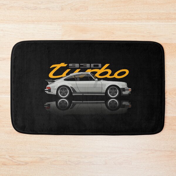 Item preview, 930 turbo retro Silver with reflection Illustration designed and sold by blackdogshop.