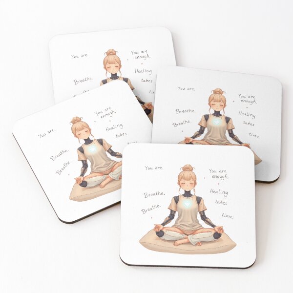 Item preview, Healing Takes Time - Cybernetic Meditation Art designed and sold by MANA-Goods.
