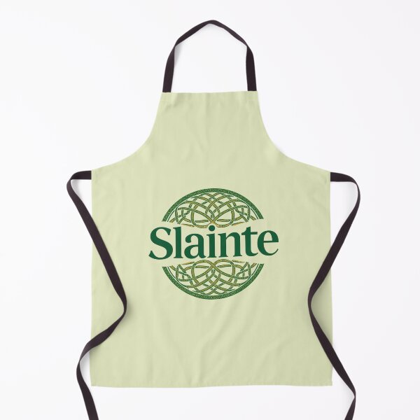 Item preview, Slainte logo featuring Celtic knot design in green designed and sold by Rue Market.