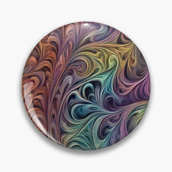 Item preview, Mandelbrot Swirl: Retro Psychedelic Fractal Waves designed and sold by mxztar.