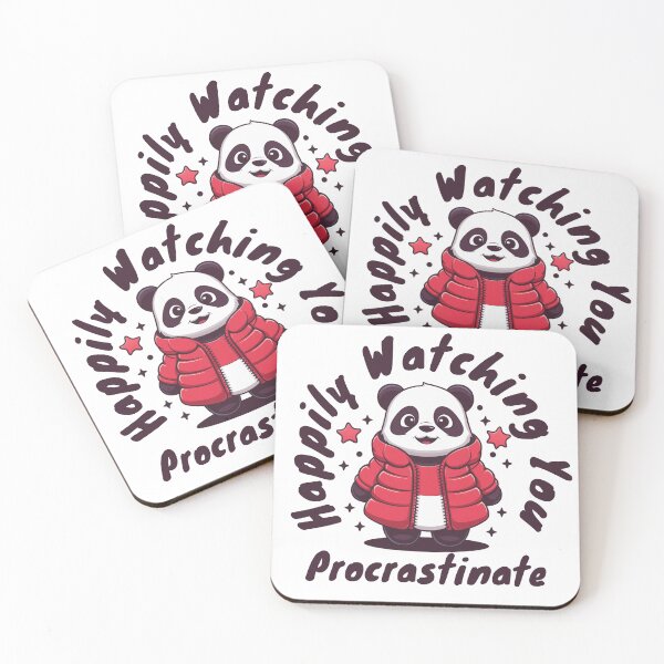 Item preview, Cute Panda Watching You Procrastinate designed and sold by wingstar.