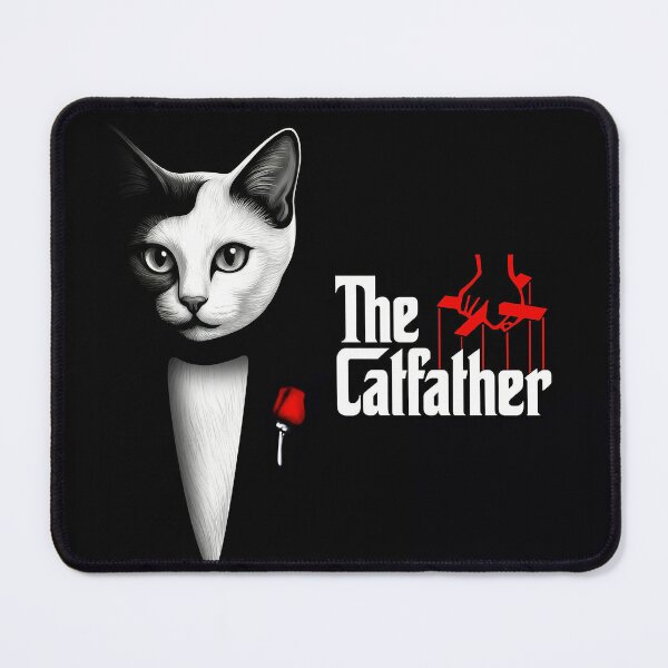 Item preview, The Catfather – Mafia Cat with Rose designed and sold by Cat Quotes.