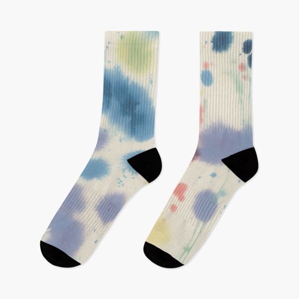 Item preview, Pastel Ink Splatter Pattern in Soft Rainbow Tones designed and sold by trajeado14.