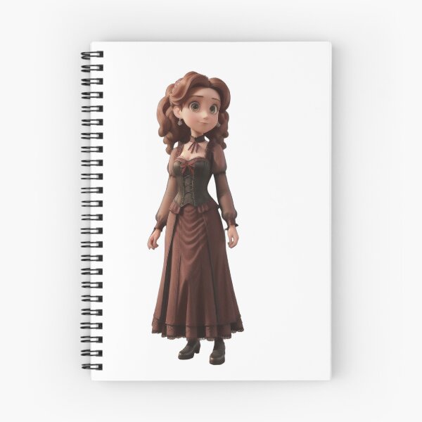 Item preview, Cozy Victorian Lady Coding - Nostalgic Character Sketch designed and sold by SpektroDesign.