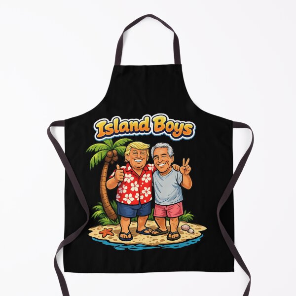 Item preview, Island Boys – Satirical Trump & Epstein Vacation Cartoon designed and sold by Sonic Nova Studios.