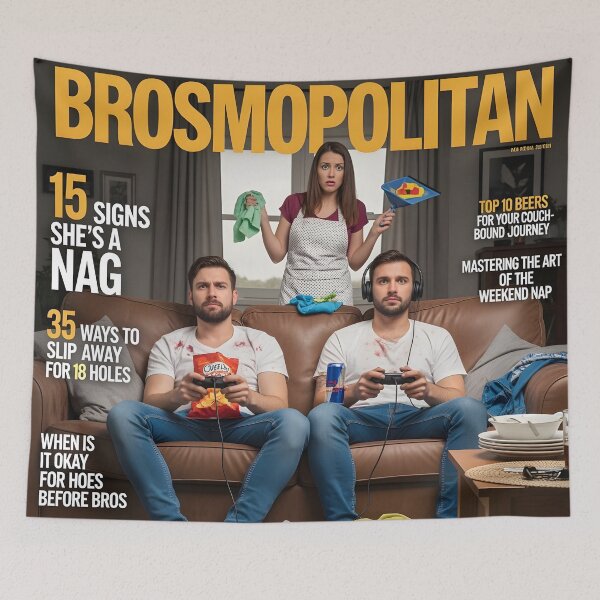 Item preview, Parodia de portada de revista: Brosmopolitan designed and sold by MatureProcure.
