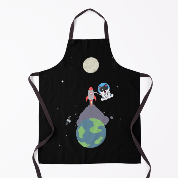 Item preview, Shiba Astronaut Doge To The Moon (Kuro Doge) designed and sold by Dakarothill.