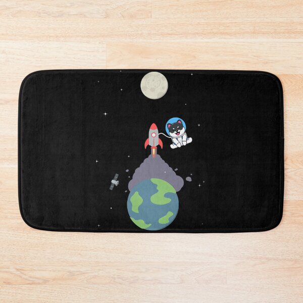 Item preview,  Shiba Astronaut Doge To The Moon (Kuro Doge) designed and sold by Dakarothill.