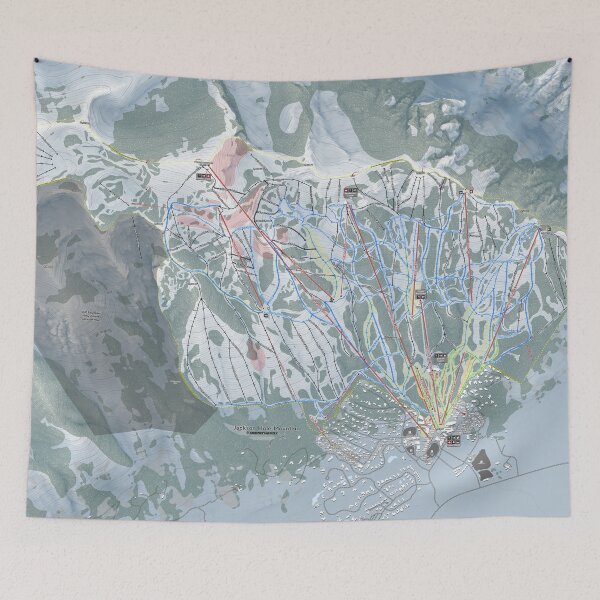 Item preview, Jackson Hole Mountain Resort Trail Map designed and sold by Mapsynergy.