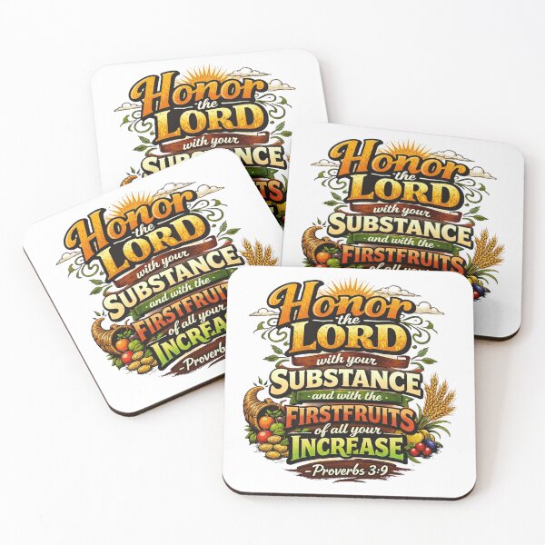Item preview, Honor the LORD with your SUBSTANCE and with the FIRSTFRUITS of all your INCREASE - Proverbs 3:9 designed and sold by Faithloveshop.