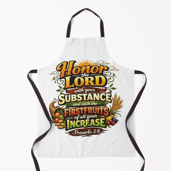 Item preview, Honor the LORD with your SUBSTANCE and with the FIRSTFRUITS of all your INCREASE - Proverbs 3:9 designed and sold by Faithloveshop.