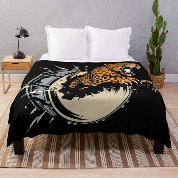 Item preview, Leopard Spirit Drum – Exotic Rhythm Illustration designed and sold by LluviaStudio.