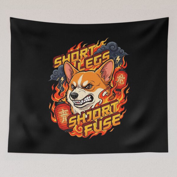 Item preview, Furious Corgi Fire Cloud Lantern designed and sold by Tong4130.