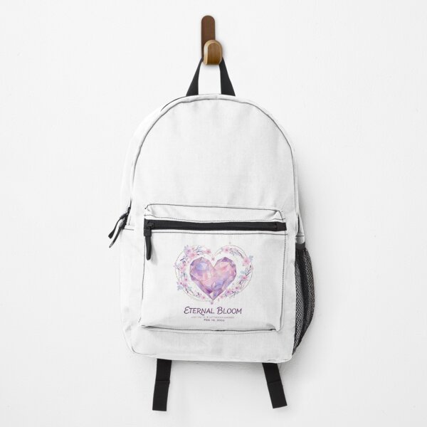 Item preview, Eternal Bloom: Geometric Crystal Heart & Cherry Blossoms designed and sold by positivitymed.
