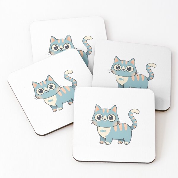 Aperçu de l'œuvre Chat bleu mignon créée et vendue par Kittylovey.