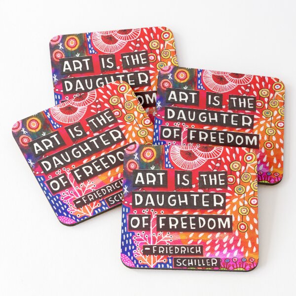 Item preview, Art is the Daughter of Freedom designed and sold by ZoeFordCreates.