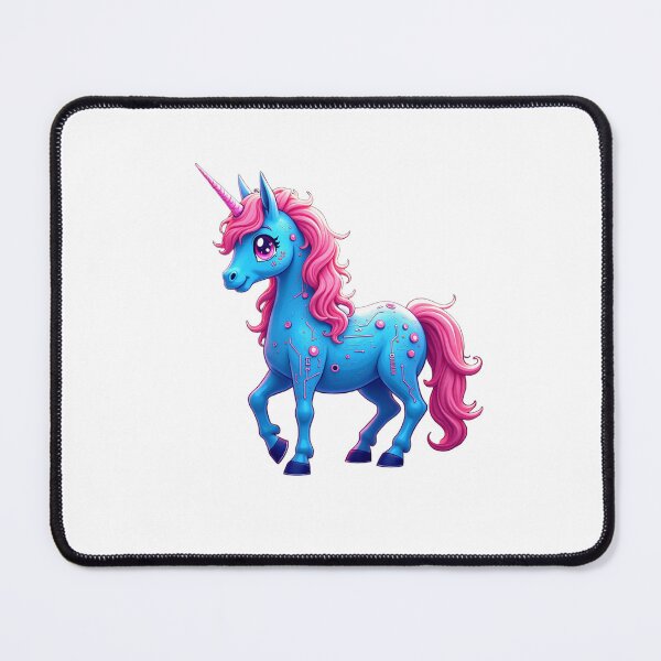 Item preview, Neon Unicorn Circuits Pattern - Cyberpunk, Futuristic Kawaii Animal designed and sold by SpektroDesign.