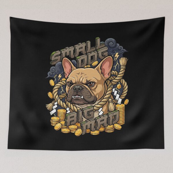 Item preview, Raging French Bulldog Rope Gold designed and sold by Tong4130.