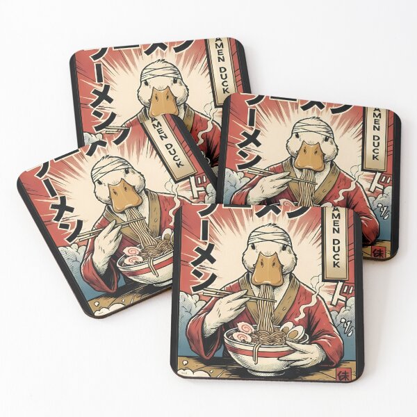 Item preview, Ramen Duck Japanese Popart Noodle Lover designed and sold by k3rstman1.