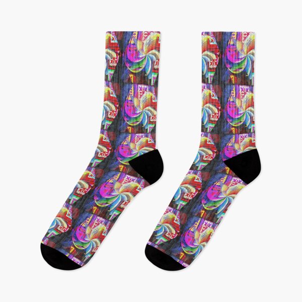 Item preview, Star Hexagon Rainbow Swirl Geometric Art — Psychedelic Colorful Design designed and sold by Brooklyn Hearty.