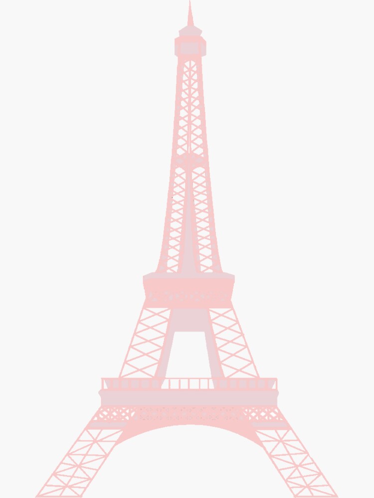 Millennial Pink Eiffel Tower by ramsinaaa