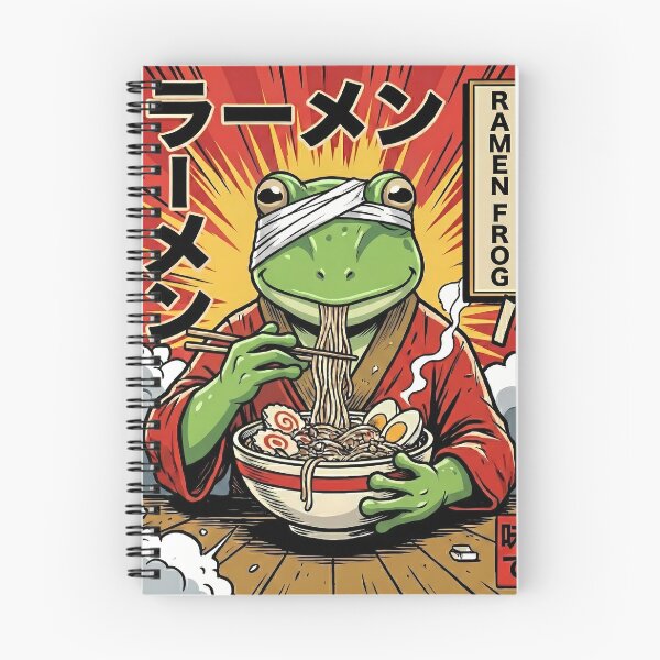 Item preview, Popart Ramen Frog Japanese Noodles designed and sold by k3rstman1.