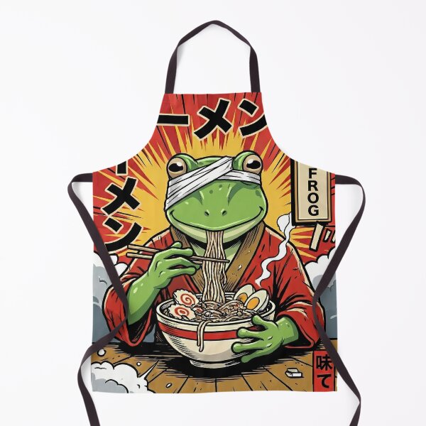 Item preview, Popart Ramen Frog Japanese Noodles designed and sold by k3rstman1.