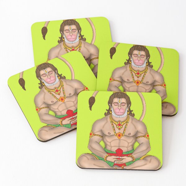 Item preview, Hanuman Art – Powerful Hindu Monkey God Illustration designed and sold by Harshit_Digital_Arts.