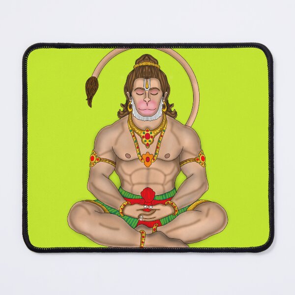 Item preview, Hanuman Art – Powerful Hindu Monkey God Illustration designed and sold by Harshit_Digital_Arts.
