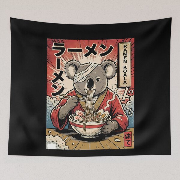 Item preview, Japanese Popart Ramen Koala Foodie designed and sold by k3rstman1.