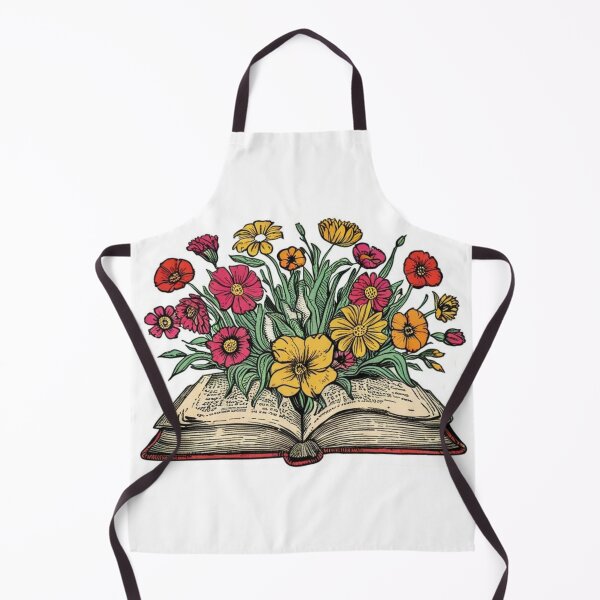 Item preview, Book and flowers, wildflowers in the book designed and sold by MoonGirlDes000.