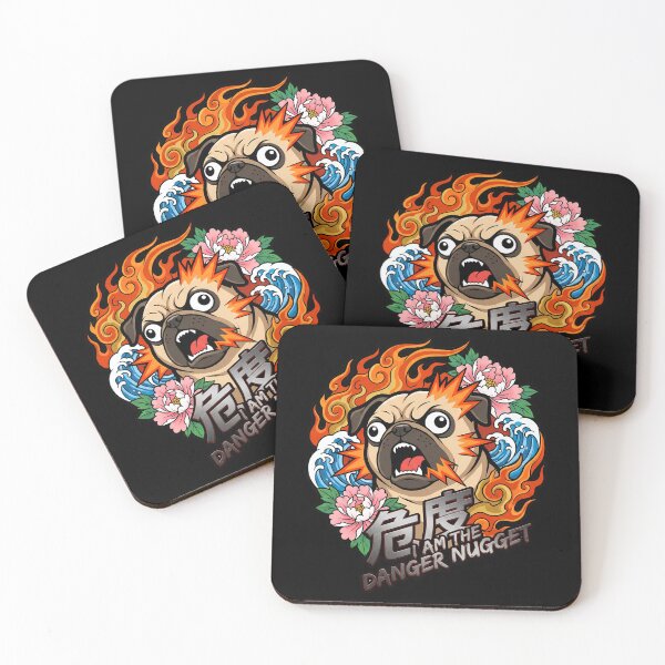 Item preview, Pug Of Fury Fire Wave Flower designed and sold by Tong4130.