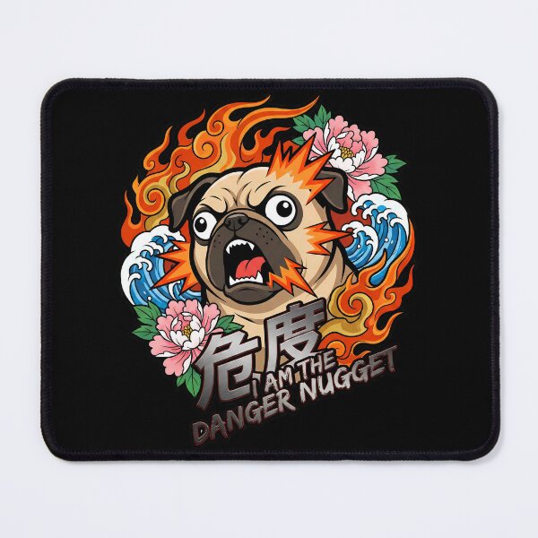 Item preview, Pug Of Fury Fire Wave Flower designed and sold by Tong4130.