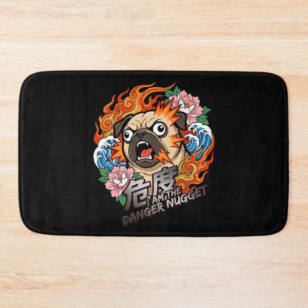 Item preview, Pug Of Fury Fire Wave Flower designed and sold by Tong4130.