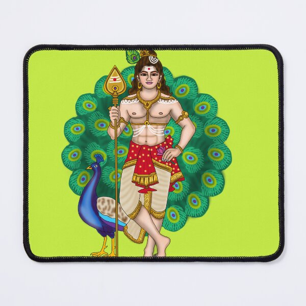 Item preview, Lord Kartikeya Art – Hindu God of War Illustration designed and sold by Harshit_Digital_Arts.
