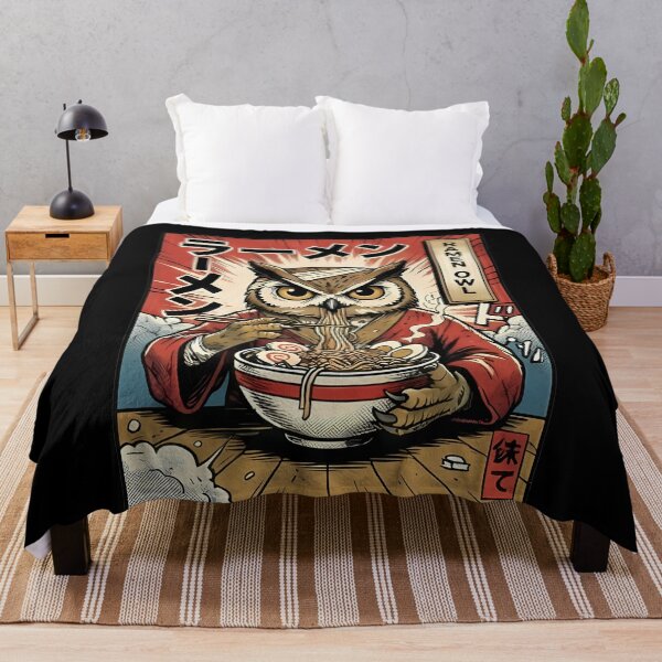 Item preview, Japanese Ramen Owl Popart Eater designed and sold by k3rstman1.